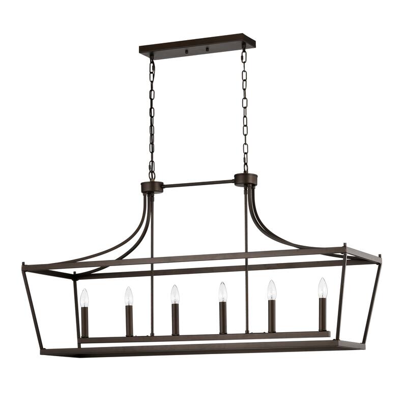17" Monium Caged Linear 6-Light Candelabra