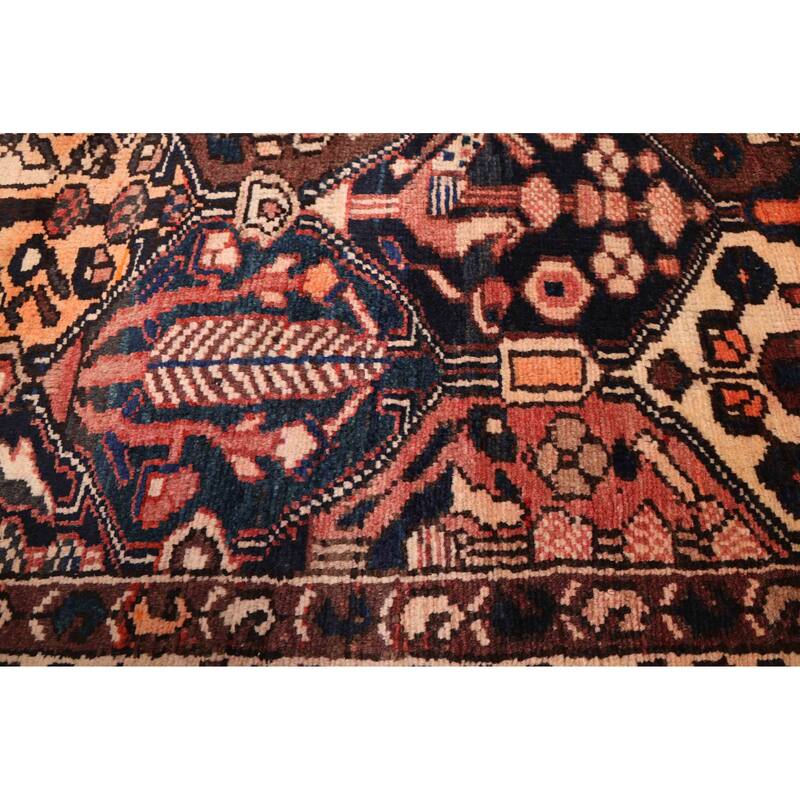 ECARPETGALLERY Hand-knotted Kayseri Vintage Brown Wool Rug - 4'4 x 6'5