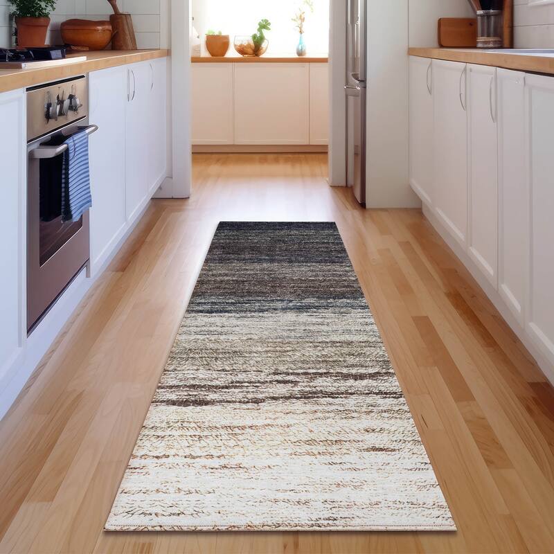Premium Washable Super Soft Chunky Ombre Mayfield Rug - Beige - 2' 3" x 7' 6"