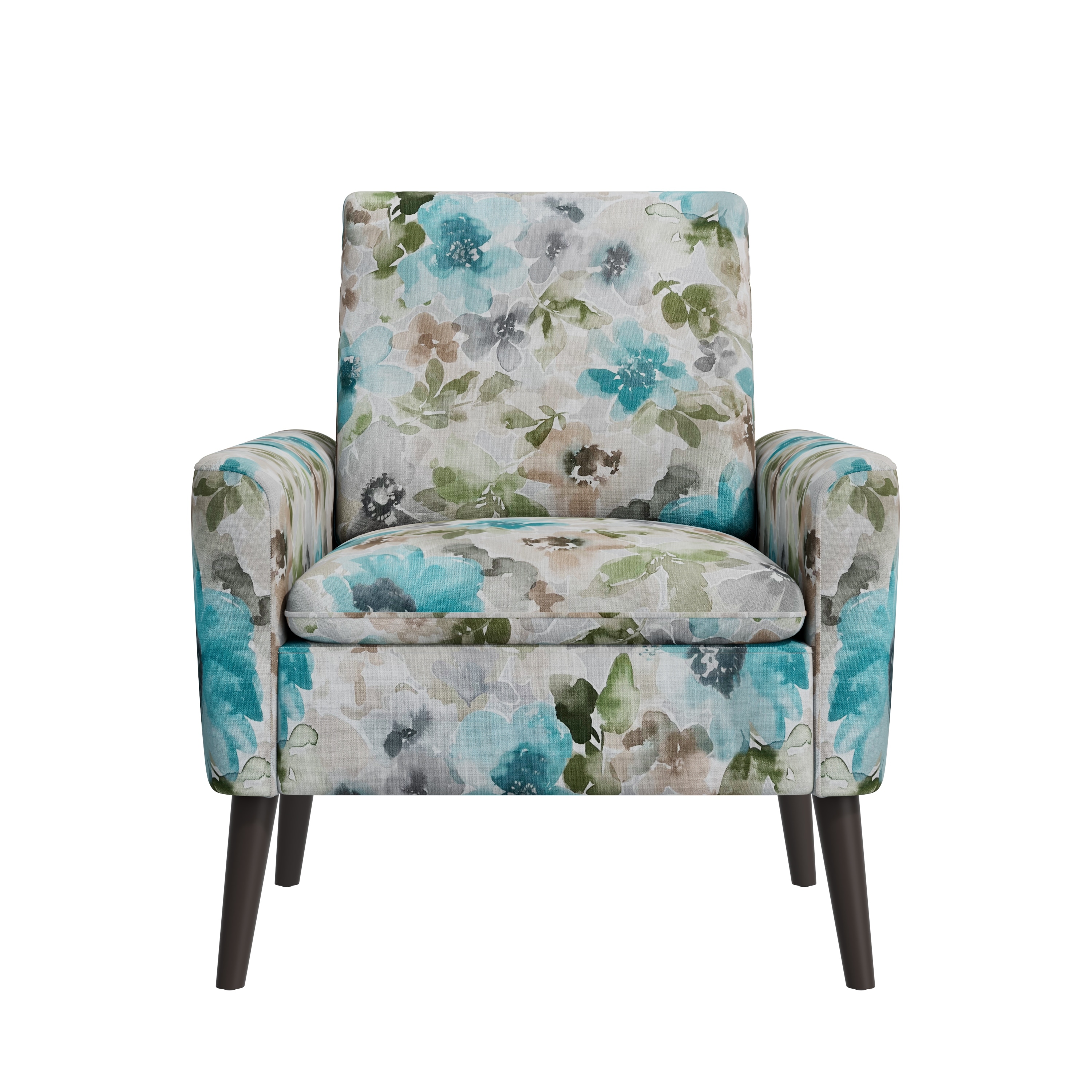 Accent-Arm-Chair-in-Damask-