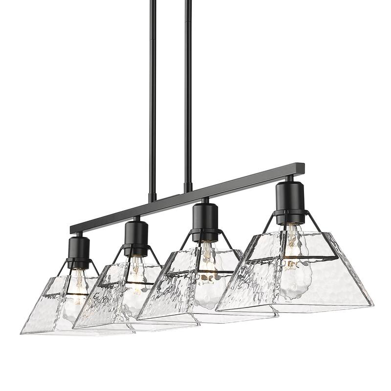 Golden Lighting 3308-LP WTG Kepler 4 Light 39" Wide Linear Pendant