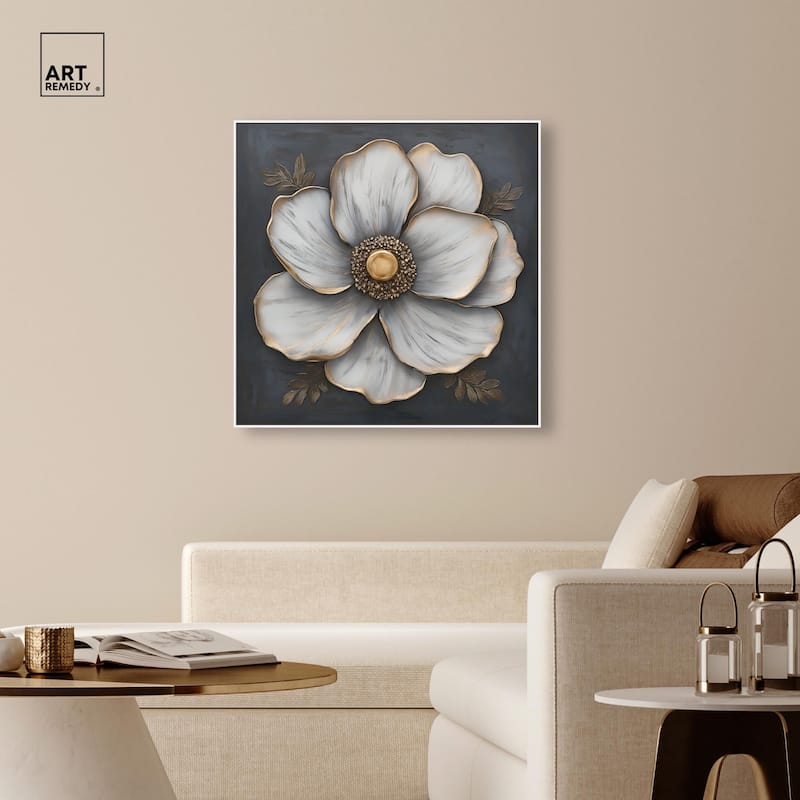 Sculpted Sepals II Canvas by Art Remedy