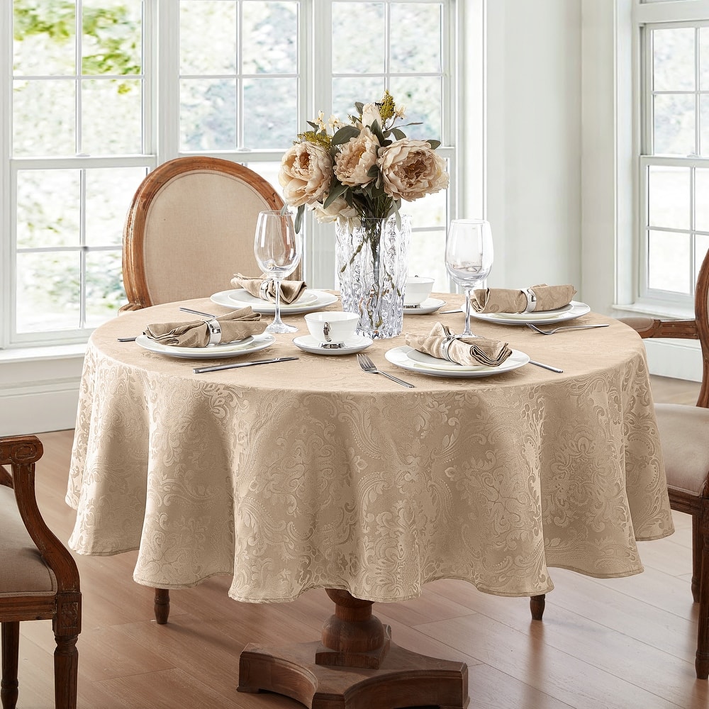 Caiden Elegance Damask Tablecloth