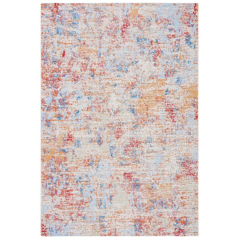 SAFAVIEH Summer Rosetraut Boho Indoor/ Outdoor Waterproof Patio Backyard Rug