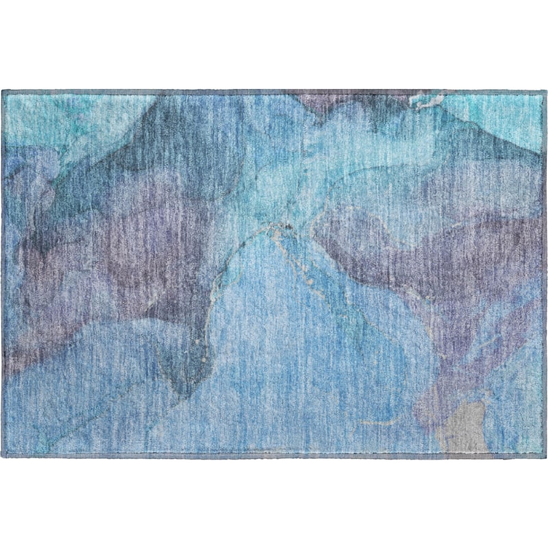 Premium Washable Super Soft Abstract Watercolor Mayfield Rug