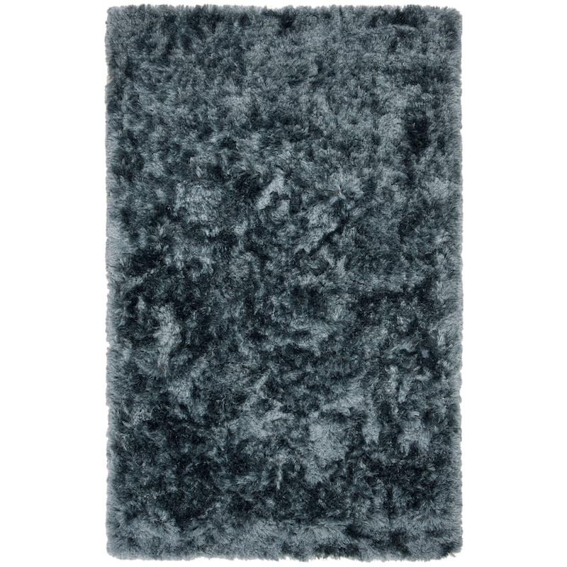 SAFAVIEH Handmade Ocean Shag Lyse Glam 2.5-inch Thick Rug