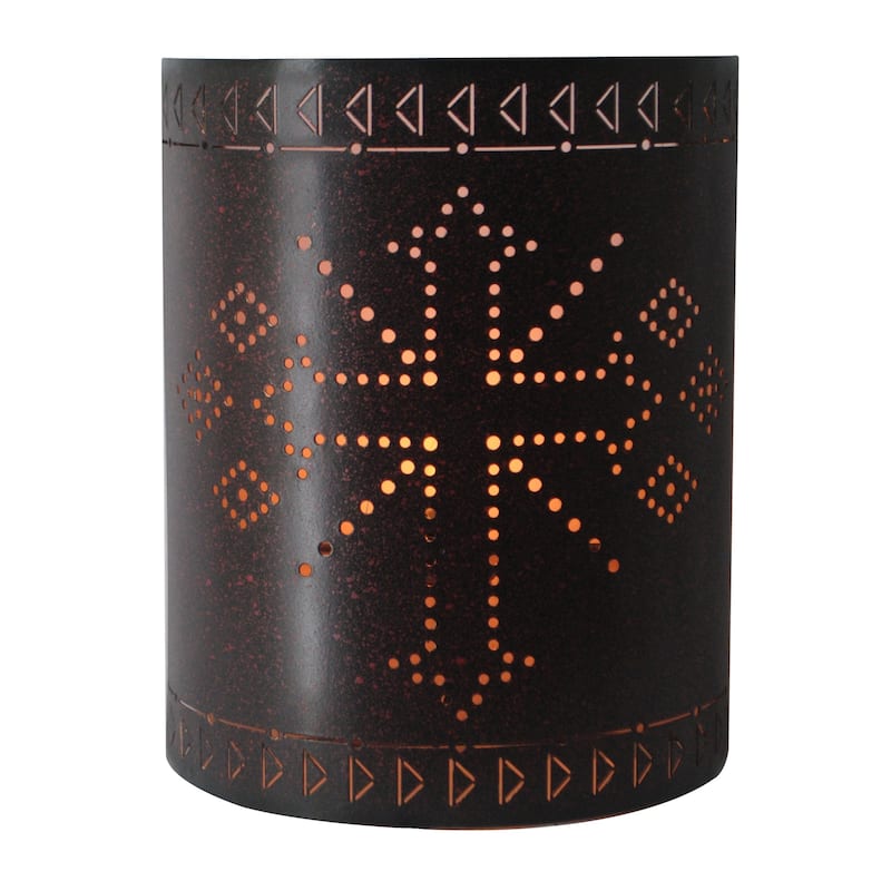 Paseo Road by HiEnd Accents Metal Cross Arrow Western Wall Sconce, 1PC