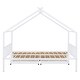 preview thumbnail 5 of 20, Metal House Bed with Two Drawers,Full/Twin Size