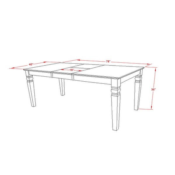 folding dining table and 6 chairs set