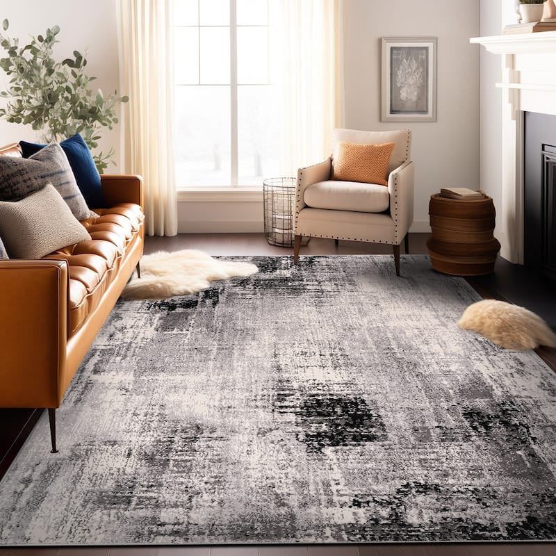 World Rug Gallery Dublin Contemporary Abstract Area Rug