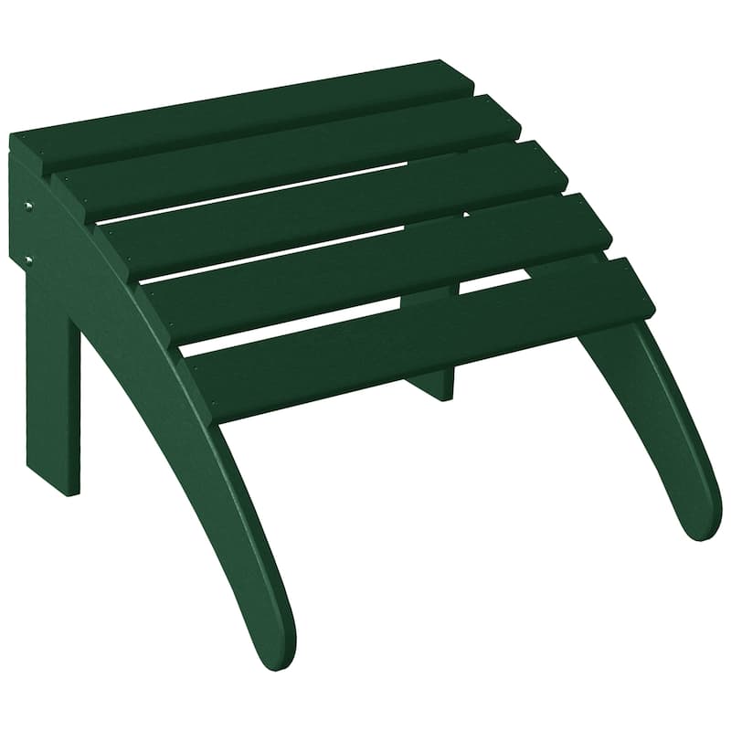 Polytrends Laguna Hdpe All Weather Outdoor Patio Foldable Ottoman