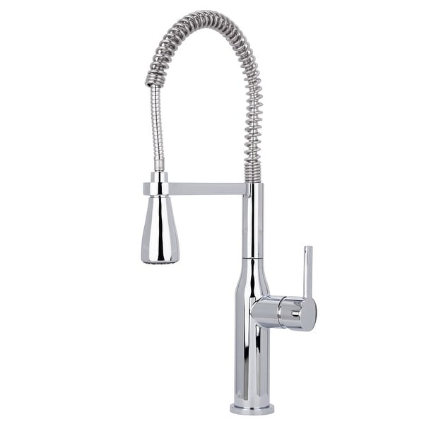 Miseno MK500 Chico Commercial Style Pre-Rinse Kitchen Faucet - Includes Lifetime Warranty and Decorative Deck Plate