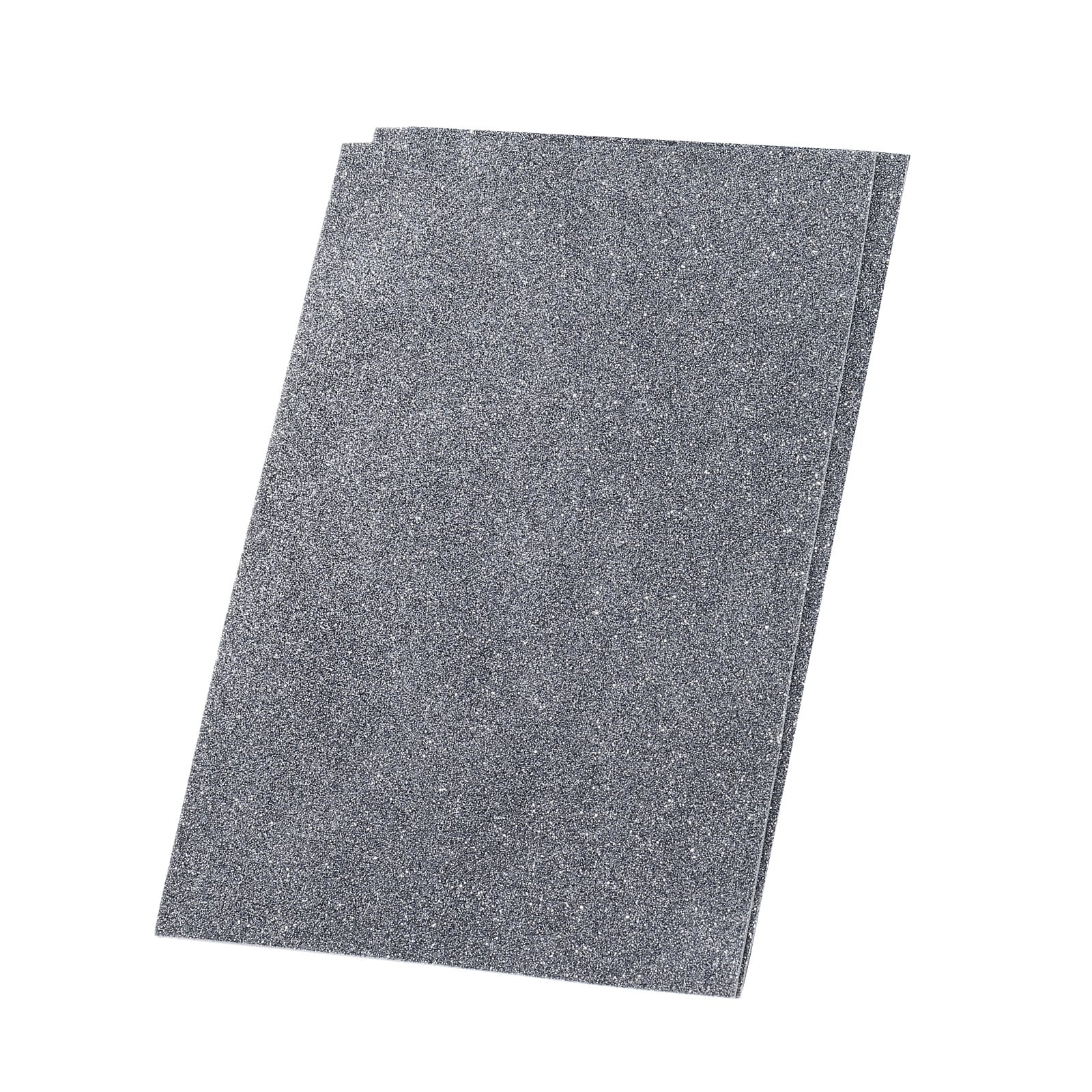 Glitter EVA Foam Sheets Soft Paper Self-Adhesive 11.8 x 7.8 Inch
