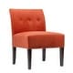 preview thumbnail 36 of 51, Samantha Indoor Living Room Velvet Slipper Chair by Sole Designs Salsa