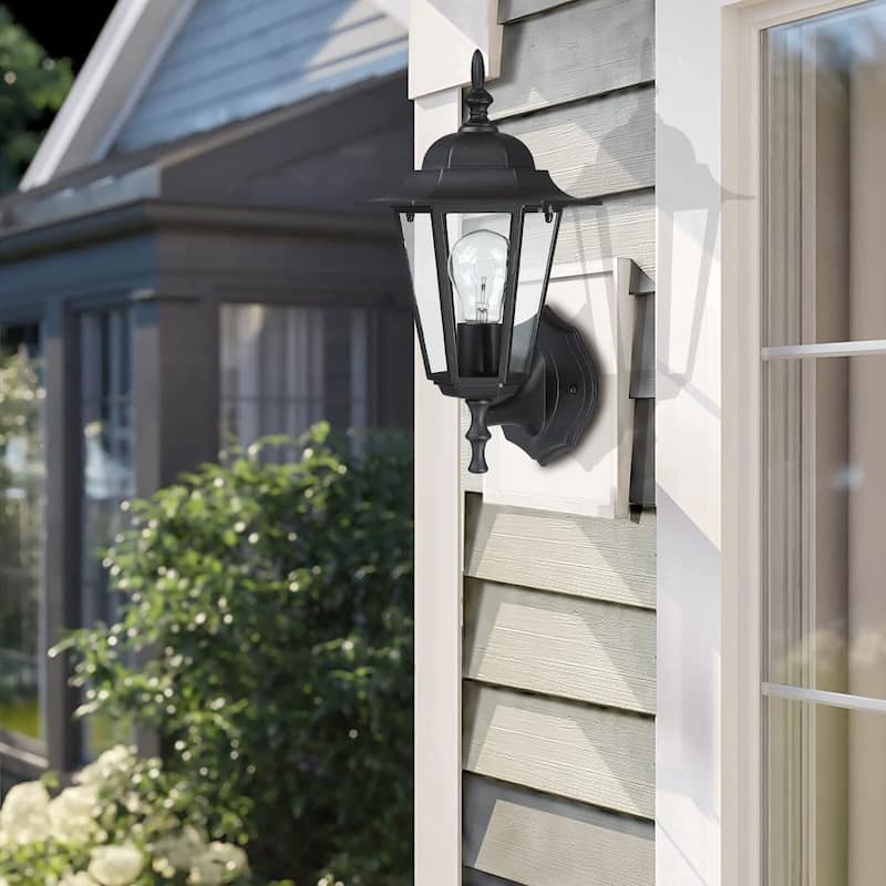 15" in Outdoor Post Light Kits Lantern(1 or 2 Pack could be chosen)