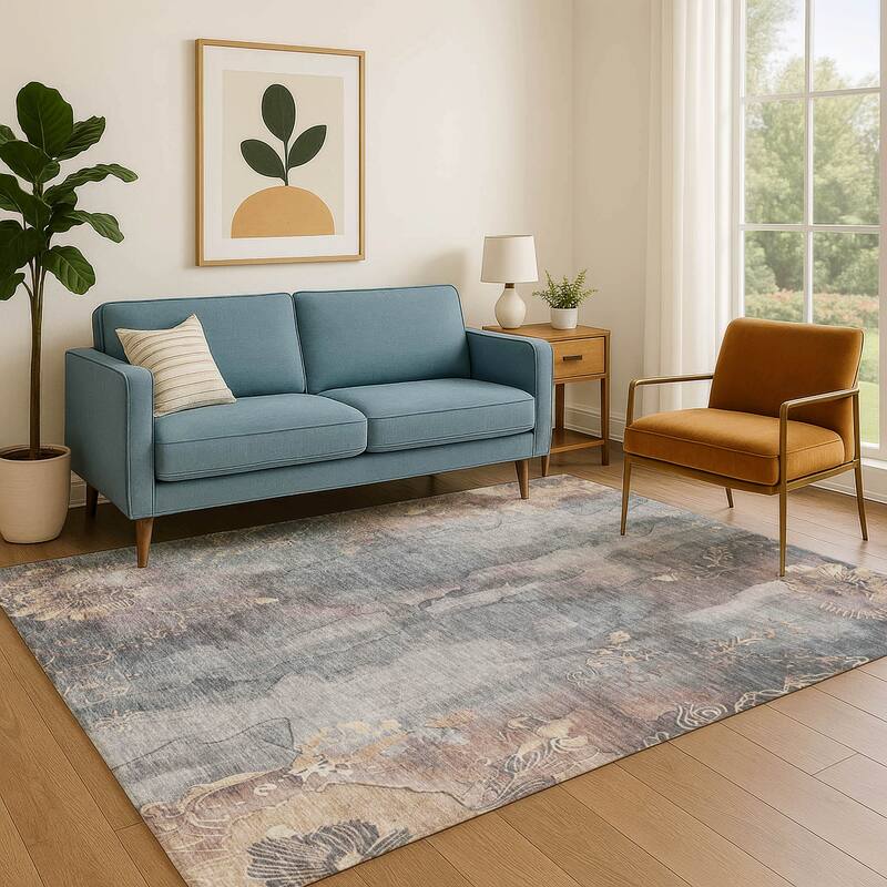 Premium Washable Super Soft Abstract Chic Mayfield Rug