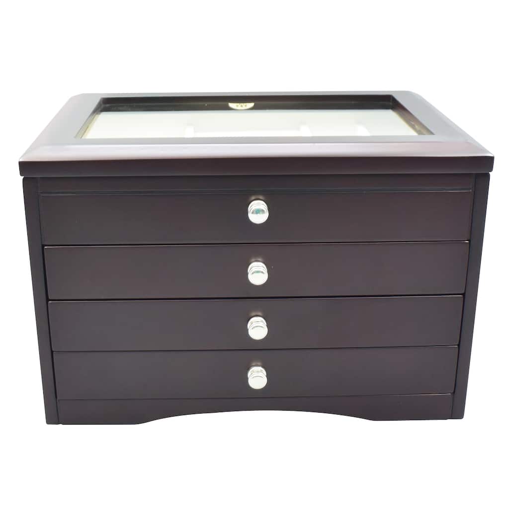 Elegant Java Wood Jewelry Box
