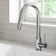 preview thumbnail 99 of 149, Kraus 2-Function 1-Handle 1-Hole Pulldown Sprayer Brass Kitchen Faucet KPF-3104 - 16 1/4" Height (Oletto collection) - CH - Chrome