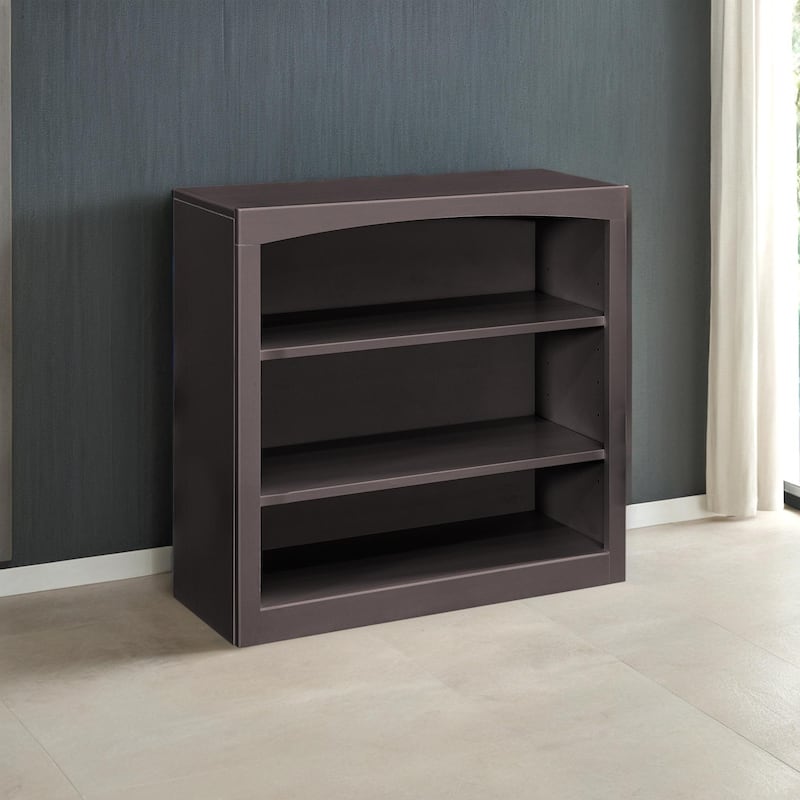 Arch+Haven Solid Wood Bookcase 30 x 30 - Solid Black