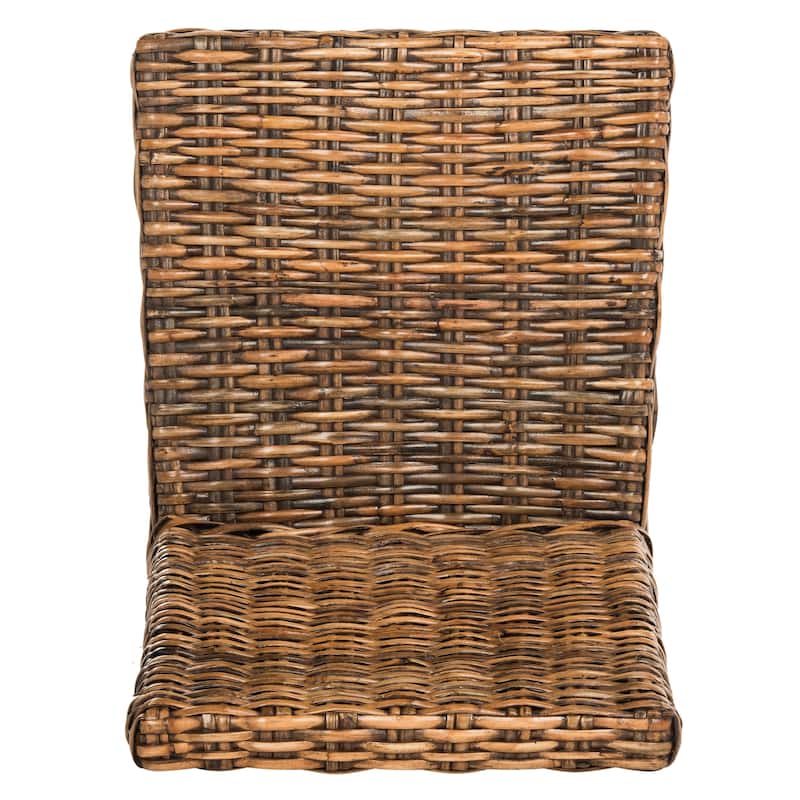 SAFAVIEH Marcy Brown Side Chair (Set of 2) - 18.1" W x 19.7" L x 39" H - 19"W x 22"D x 39"H