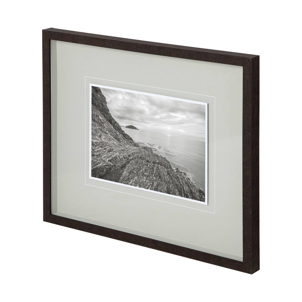 Rocky Shoreline, Rosario Beach Framed Art Print
