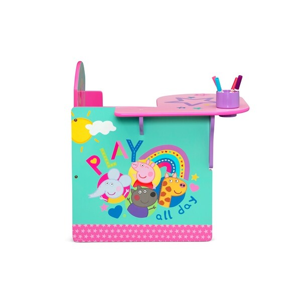 Peppa Pig Chair Desk with Storage Bin - Greenguard Gold Certified
