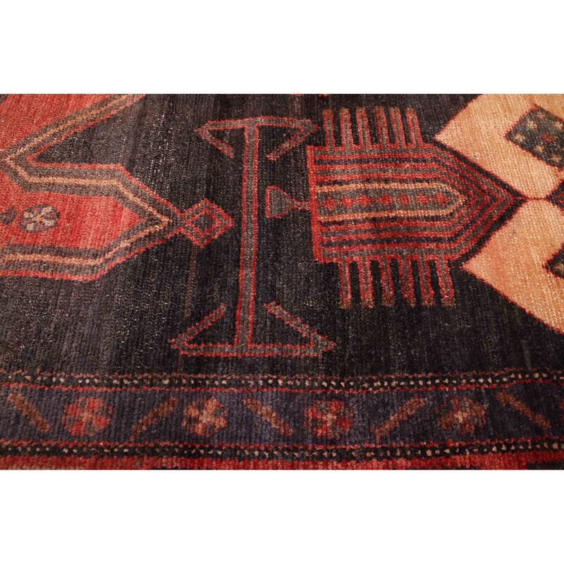 ECARPETGALLERY Hand-knotted Konya Anatolian Black, Red Wool Rug - 4'5 x 9'1