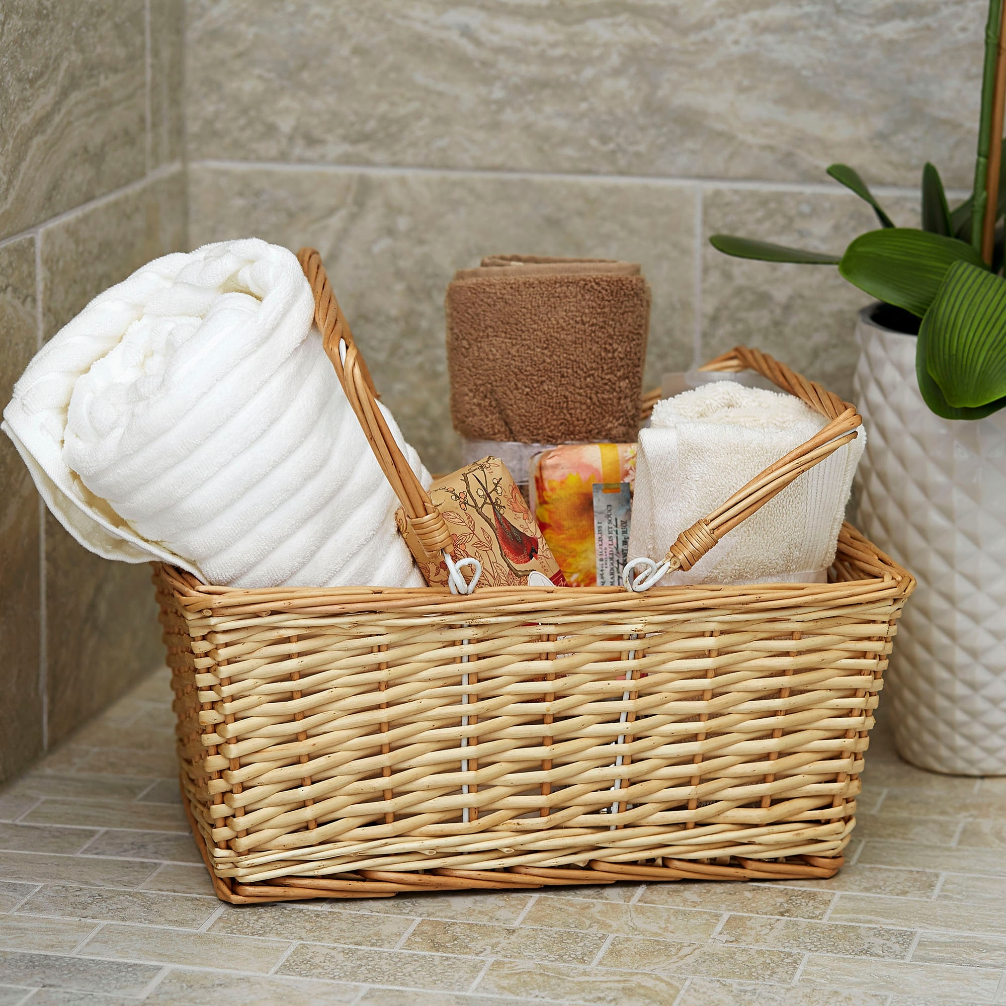 Handwoven Willow Market Basket
