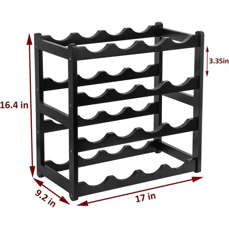 Sturdy and Durable Countertop Wine Storage Cabinet Shelf