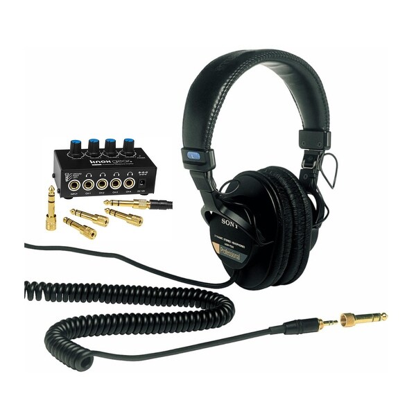 Sony MDR7506 Folding Professional Closed Ear Headphones Bundle. Opens flyout.