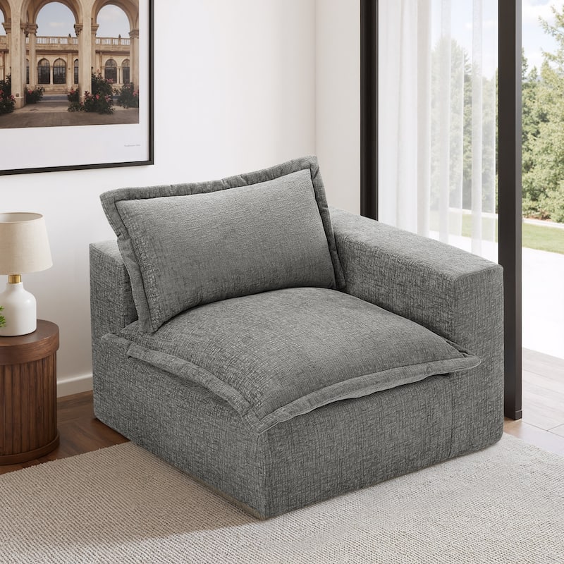 Comfy Cloud Couch Plush Modular Sectional Sofa For Living Room