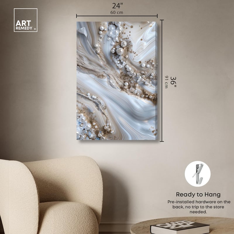 Effervescent Earth Canvas by Art Remedy, Gallery Wrapped