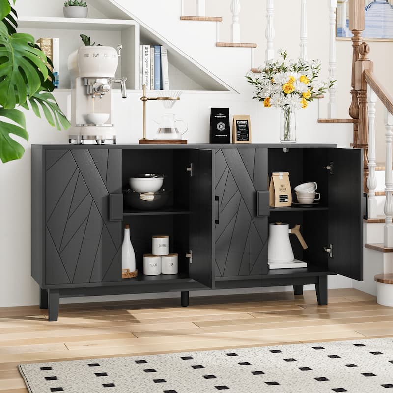 Versatile Modern Buffet Cabinet with Stylish Design