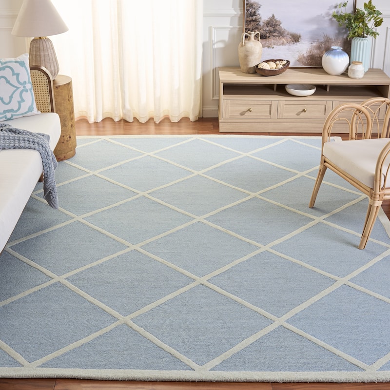 SAFAVIEH Handmade Cambridge Vija Modern Moroccan Wool Rug