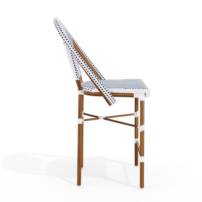 Martha Stewart 2PK All-Weather Stackable Patio Bistro Counter Stools - 18.5"W x 23.25"D x 42"H