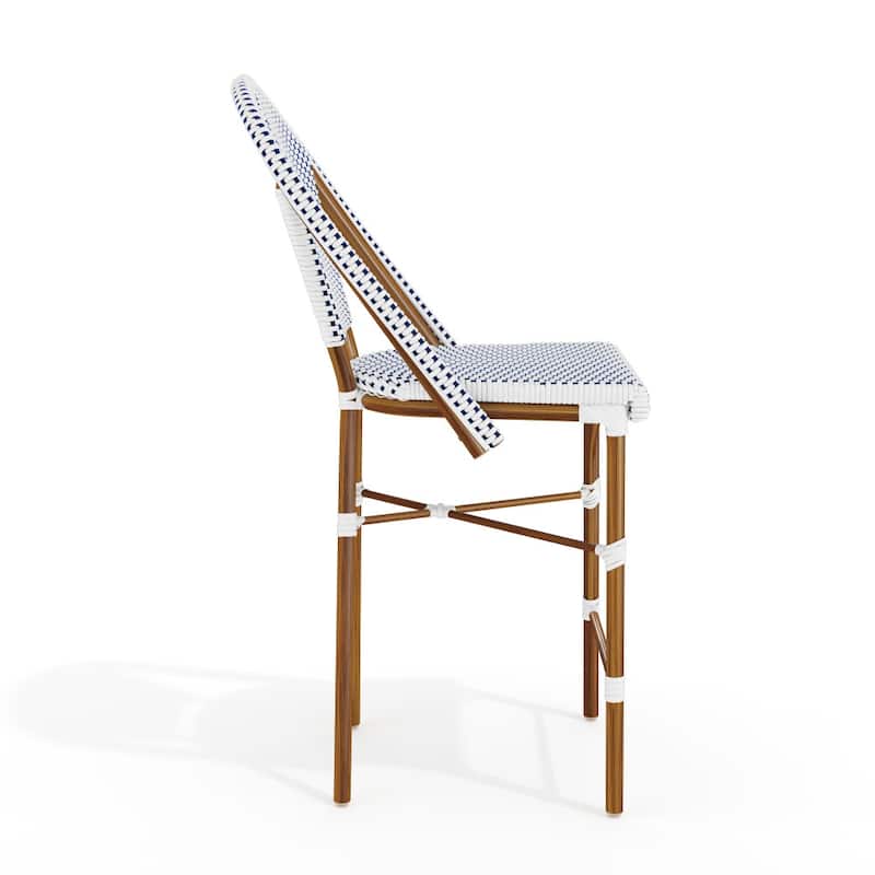 Martha Stewart All-Weather Stackable Patio Bistro Counter Stool - 18.5"W x 23.25"D x 42"H