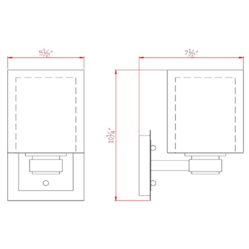Oslo Traditional 1-Light Indoor Dimmable Wall Light - Satin Nickel