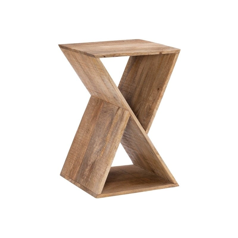 Tessier Triangle Side Table Natural - Natural