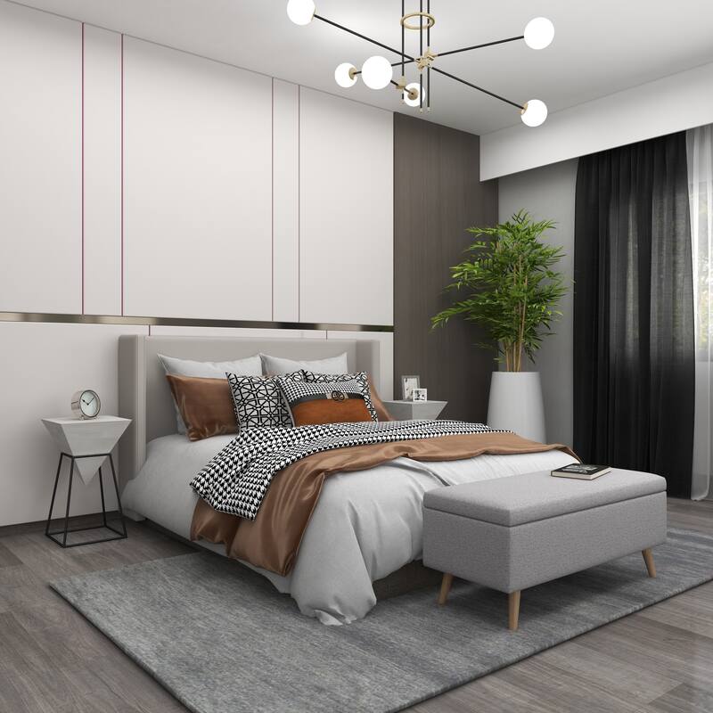 Minimalist Wood Inverted Pyramid Geometric Accent Table with Metal Stand - White or Black