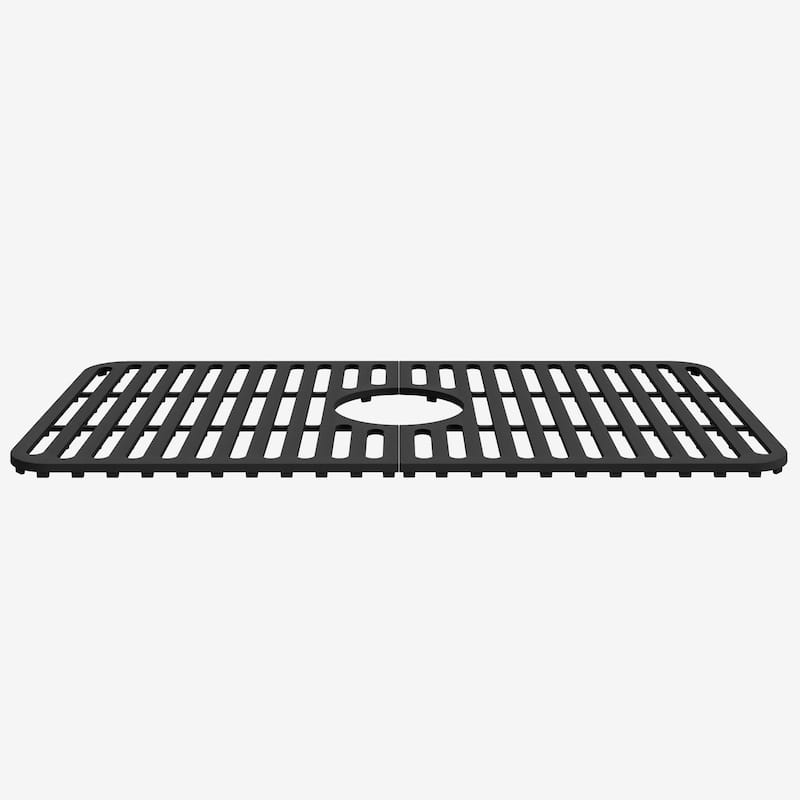 VIGO 25" L X 13" W Silicone Protective Bottom Grid for Kitchen Sink - Matte Black