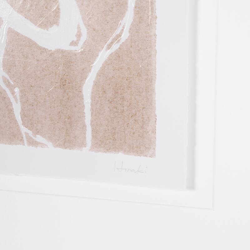 Flower Silhouette-Wisteria Framed Art Print