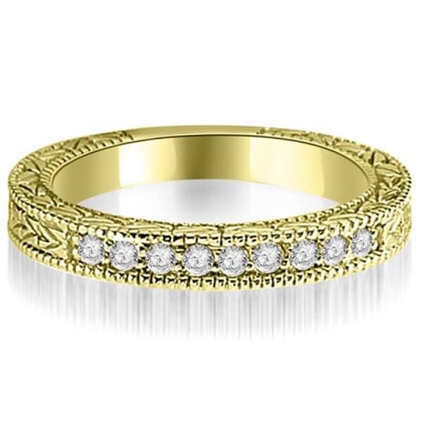 Filigree Flower Wedding Band