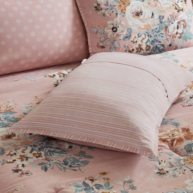 Madison Park Essentials Heather Vintage-inspired Collection floral print Comforter Set