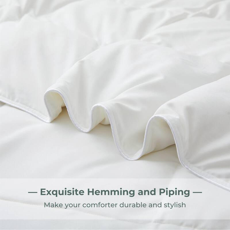 Lightweight & Medium Weight White Goose Down Duvet Comforter