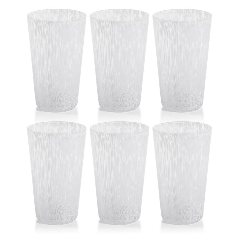 Willa Speckled Highball Glasses, Set of 6