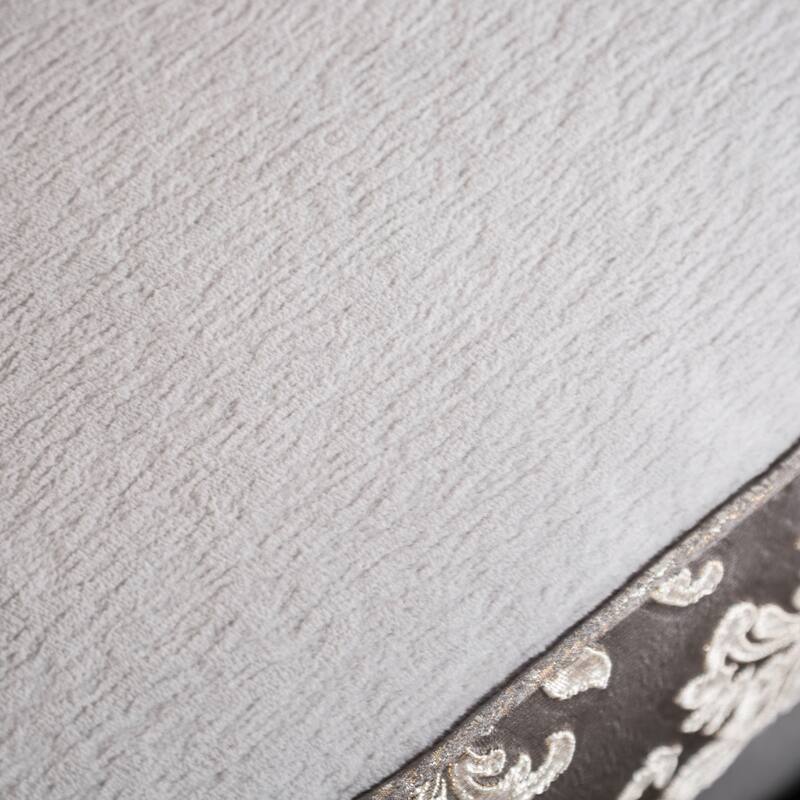 Furniture of America Naree USA Made Traditional 2-Piece Beige and Dark Cherry Sofa Set