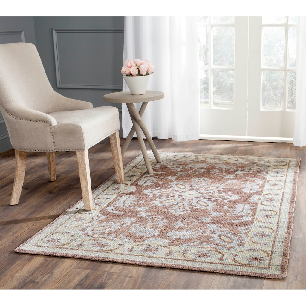 SAFAVIEH Hand-knotted Stone Wash Vetka Modern Wool Rug