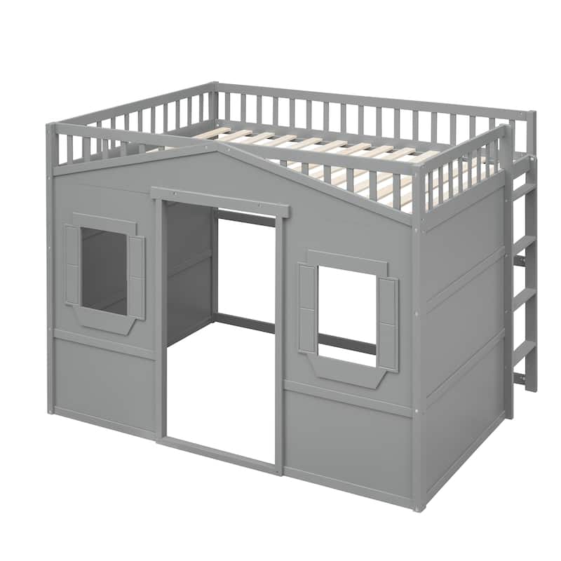 Castle Style Solid Pine Loft Bed