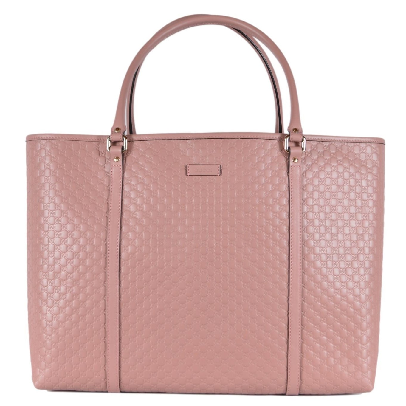 Gucci 449648 Large Pink Leather Micro Gg Guccissima Joy Bag Tote Purse Gucci 449648 Large Pink Leather Micro Gg Guccissima Joy Bag Tote Purse