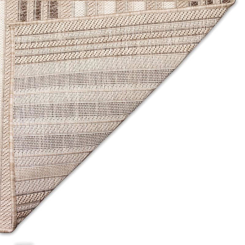 Liora Manne Malibu Faded Stripe Indoor/Outdoor Rug